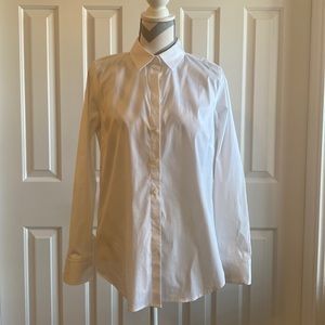 Ann Taylor white button-down.